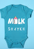 (NEW) Imanhood Romper - Milk Shaykh Baby Short Sleeve (Turqoise)