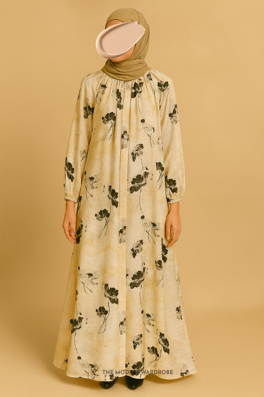 FESA - 951 Linen Polo Printed Dress