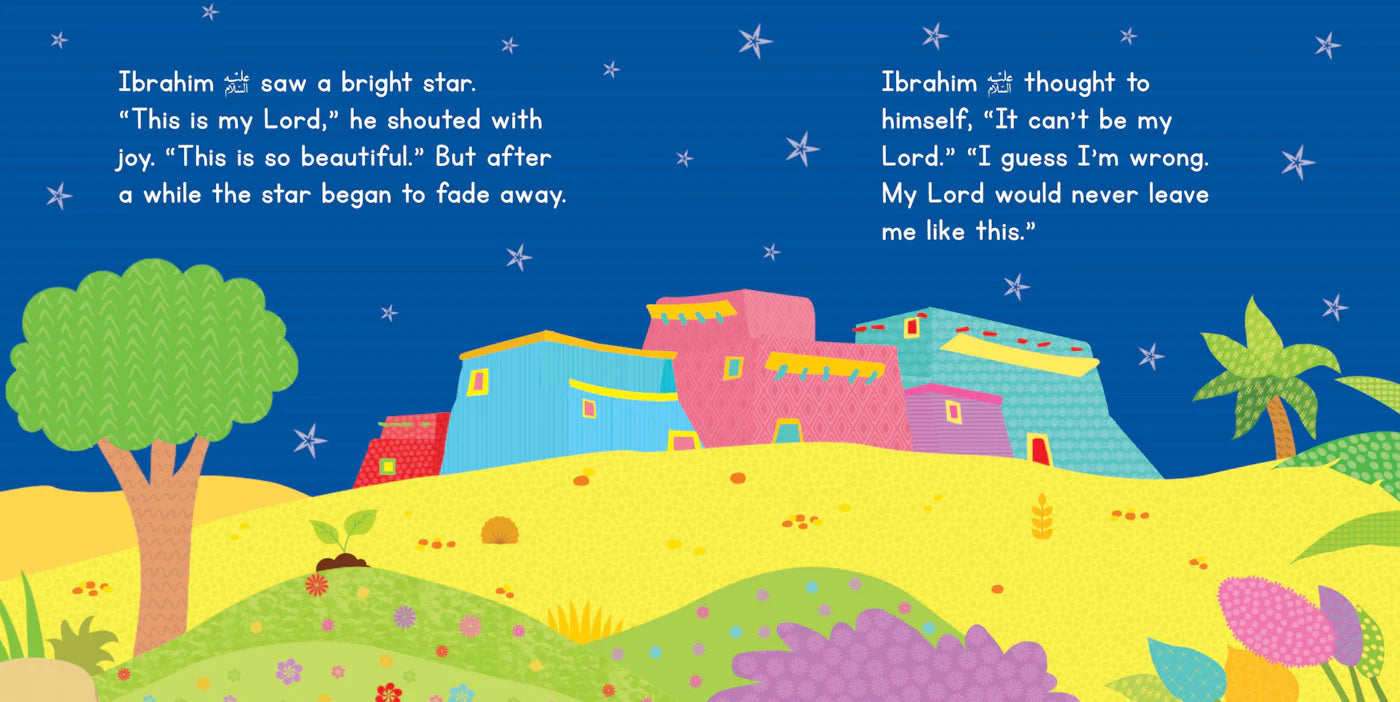 Quran Stories for Li’l Buddies: Prophet’s Ibrahim Search for Allah (Board Book)