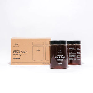 Jumbo Twin Pack - Pure Black Seed Honey 700g