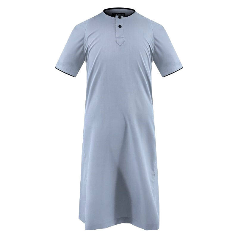 Toobaa Rais Winter Grey – Men’s Short Sleeve Jubah