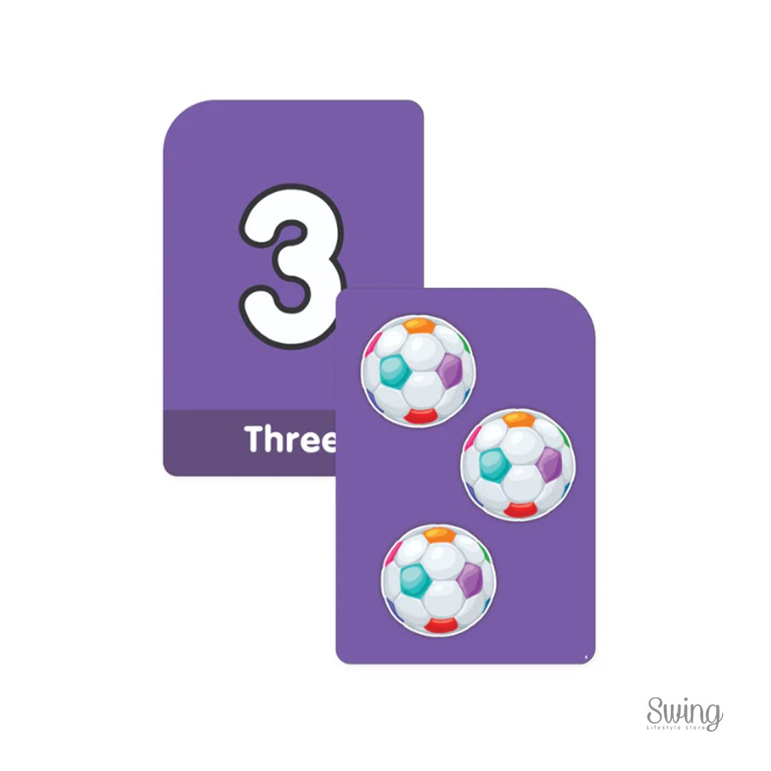 FLASH CARDS - NUMBER 1-20, SHAPES & COLOURS