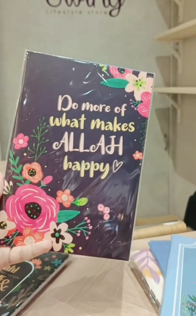 Islamic Notebook Makes Allah Happy