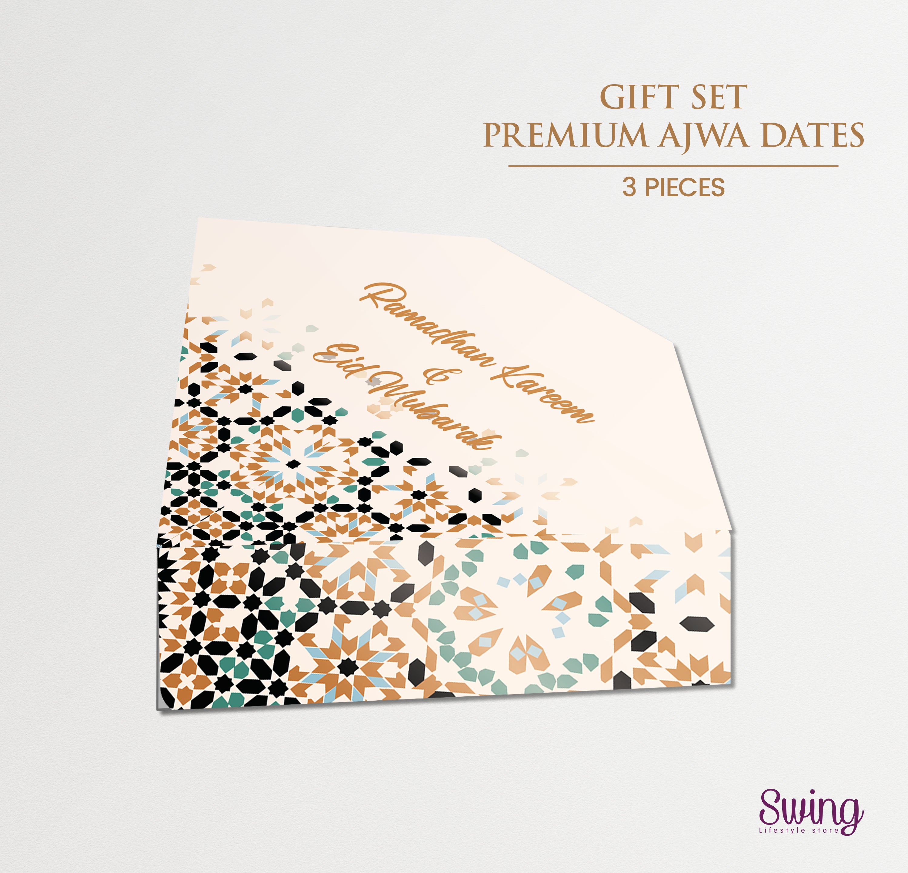 Gift Set Premium Ajwa Dates - 3pcs
