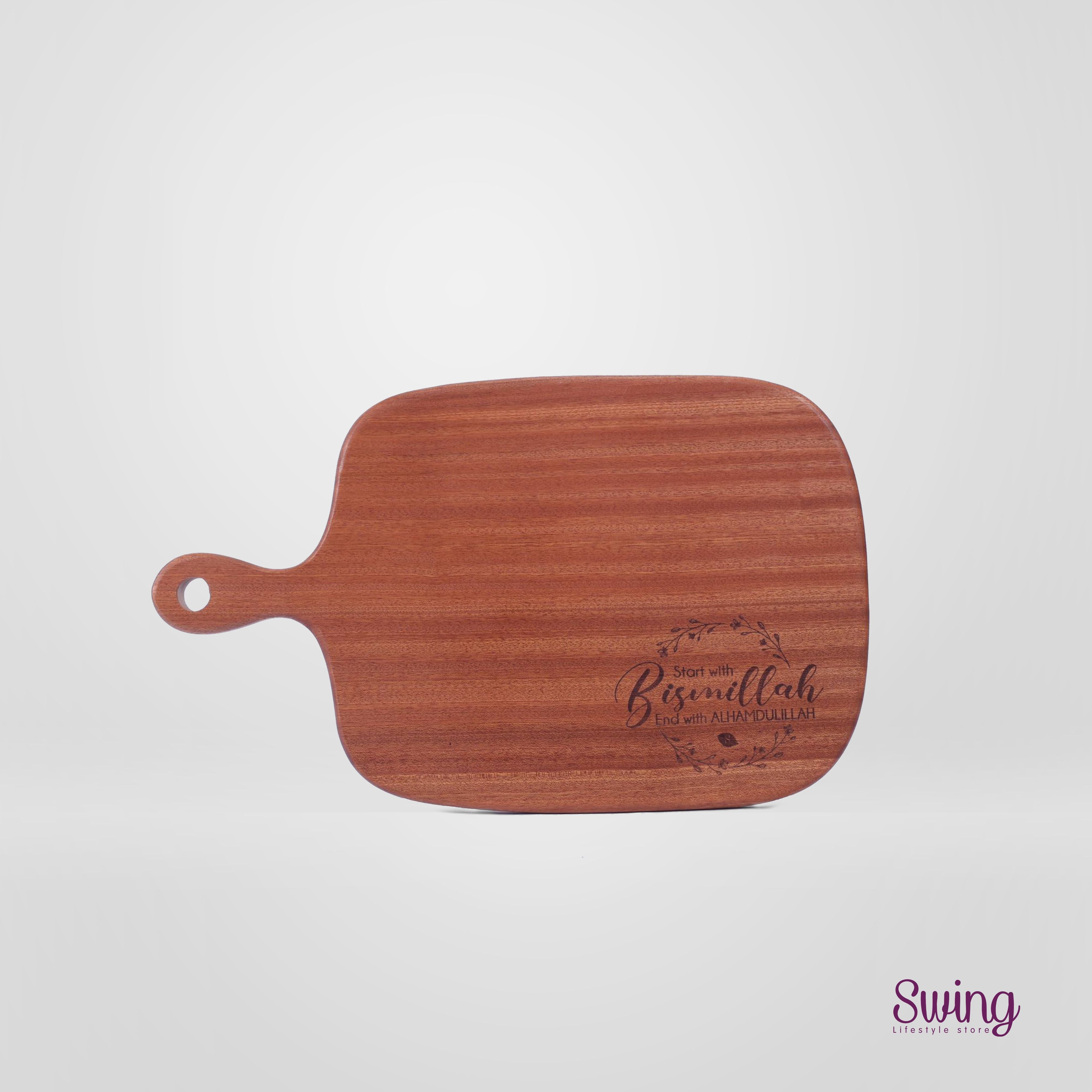 Serve & Chop! Engraved Wooden Serving Board (Large)