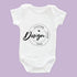 Personalise Newborn Gift Sets : Romper with Swaddle