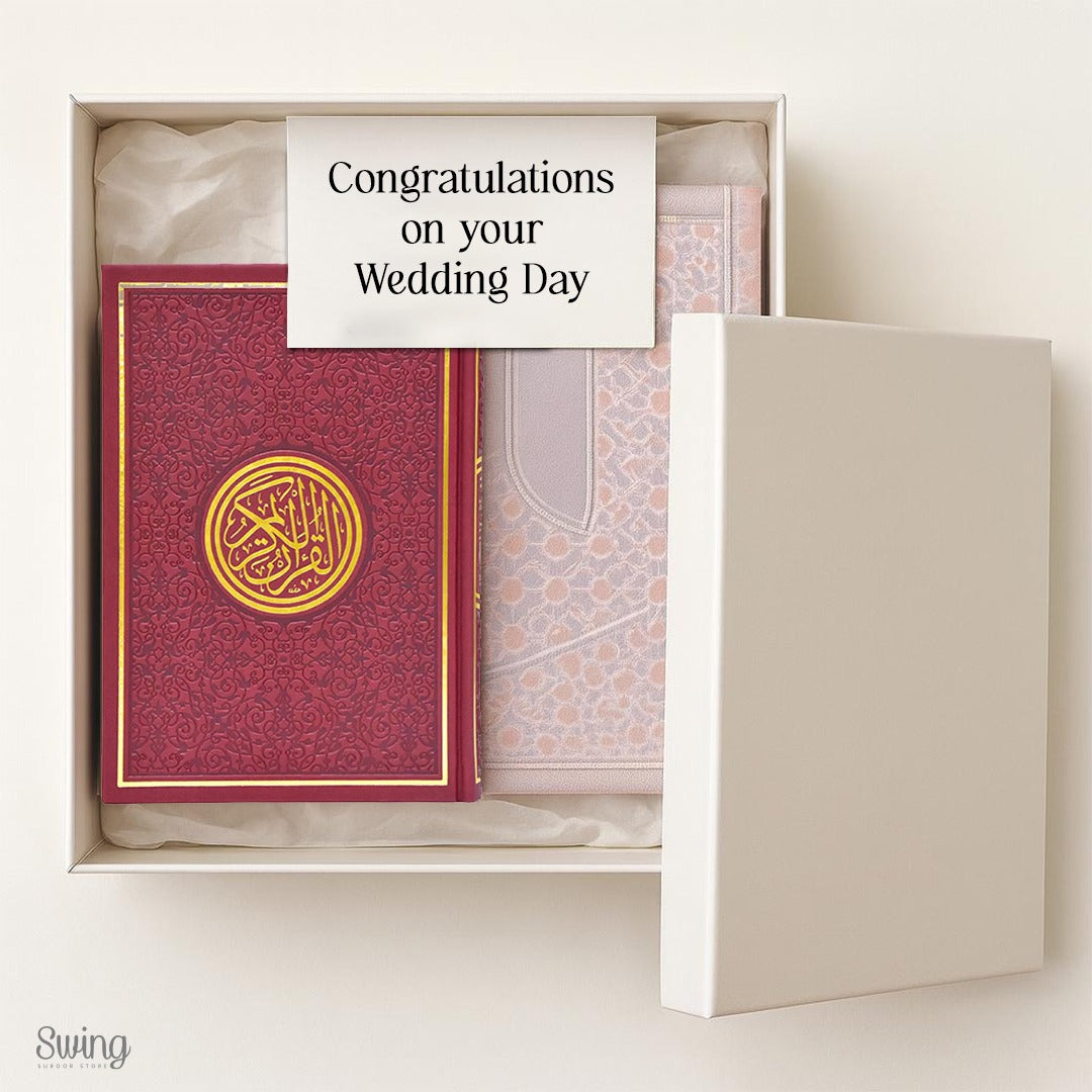 Quran leather + Sejadah set