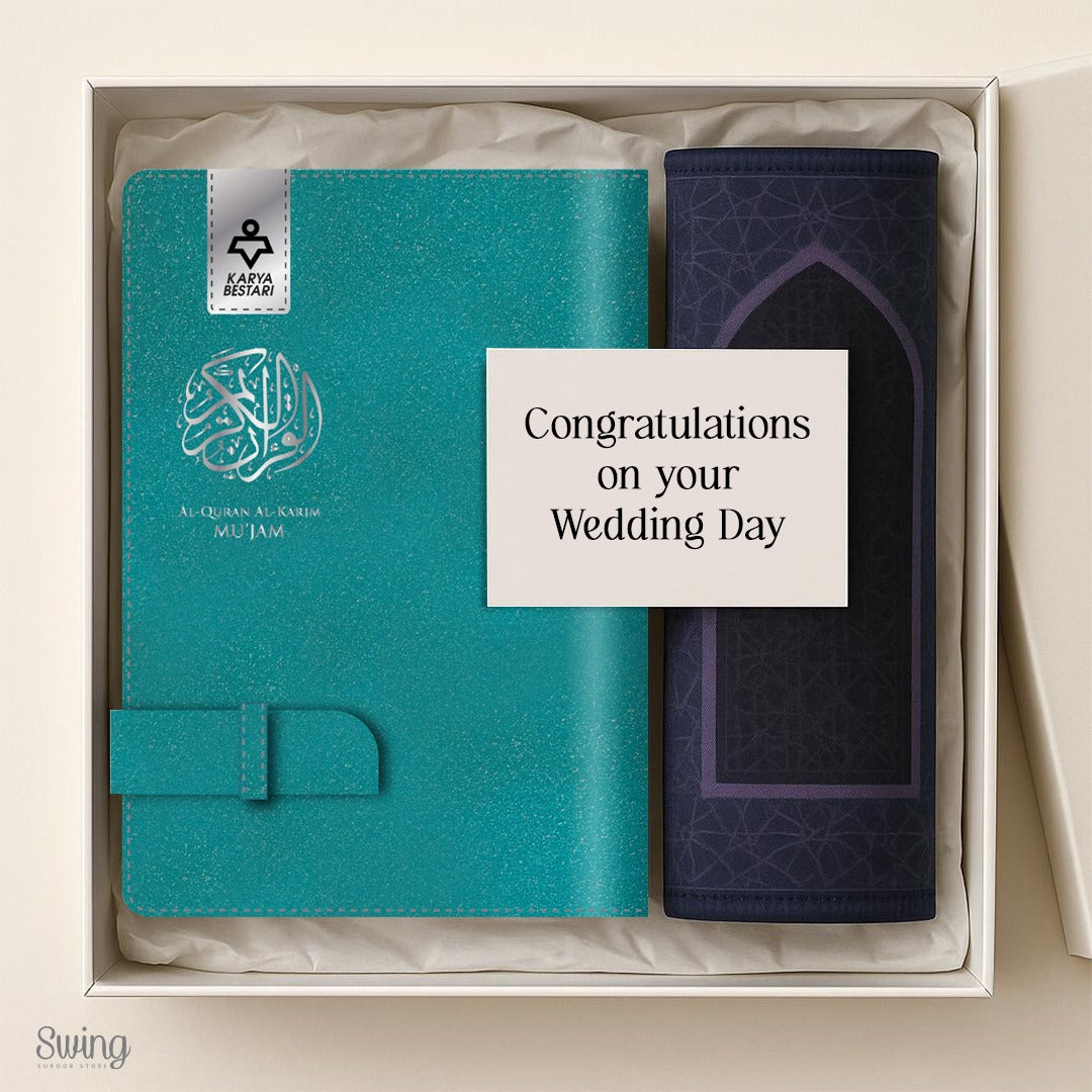 Quran with cover + Sejadah set