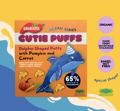 Cutie Puffs - 45% Organic Wholegrains