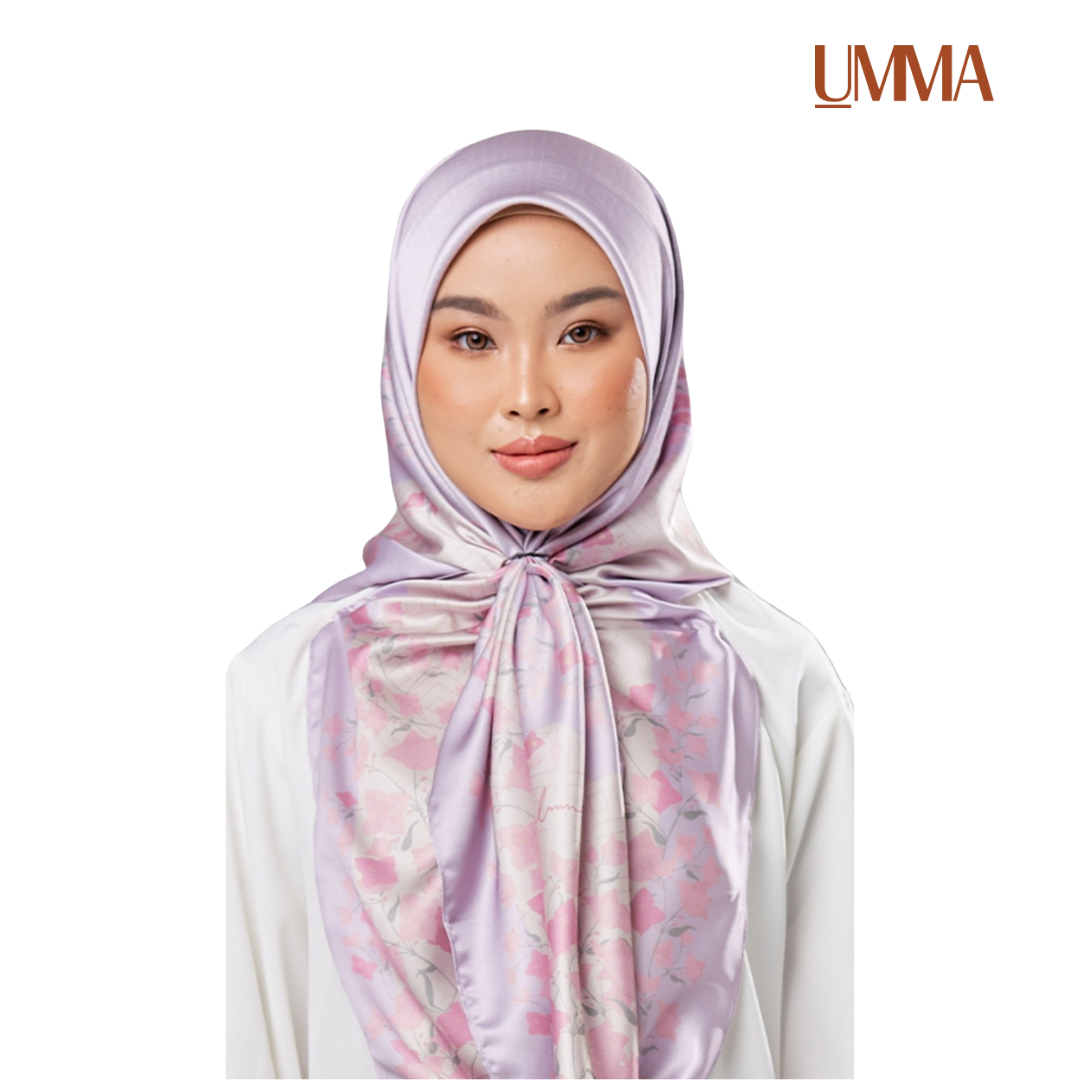 UMMA Bunga Kertas Matte Satin Square (DC)