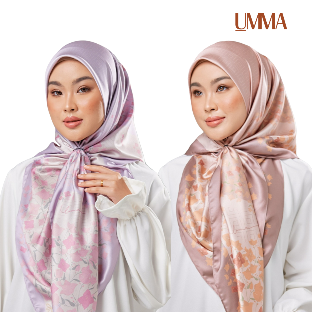 UMMA Bunga Kertas Matte Satin Square (DC)