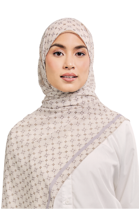 UMMA Geometria Printed Chiffon Scarf