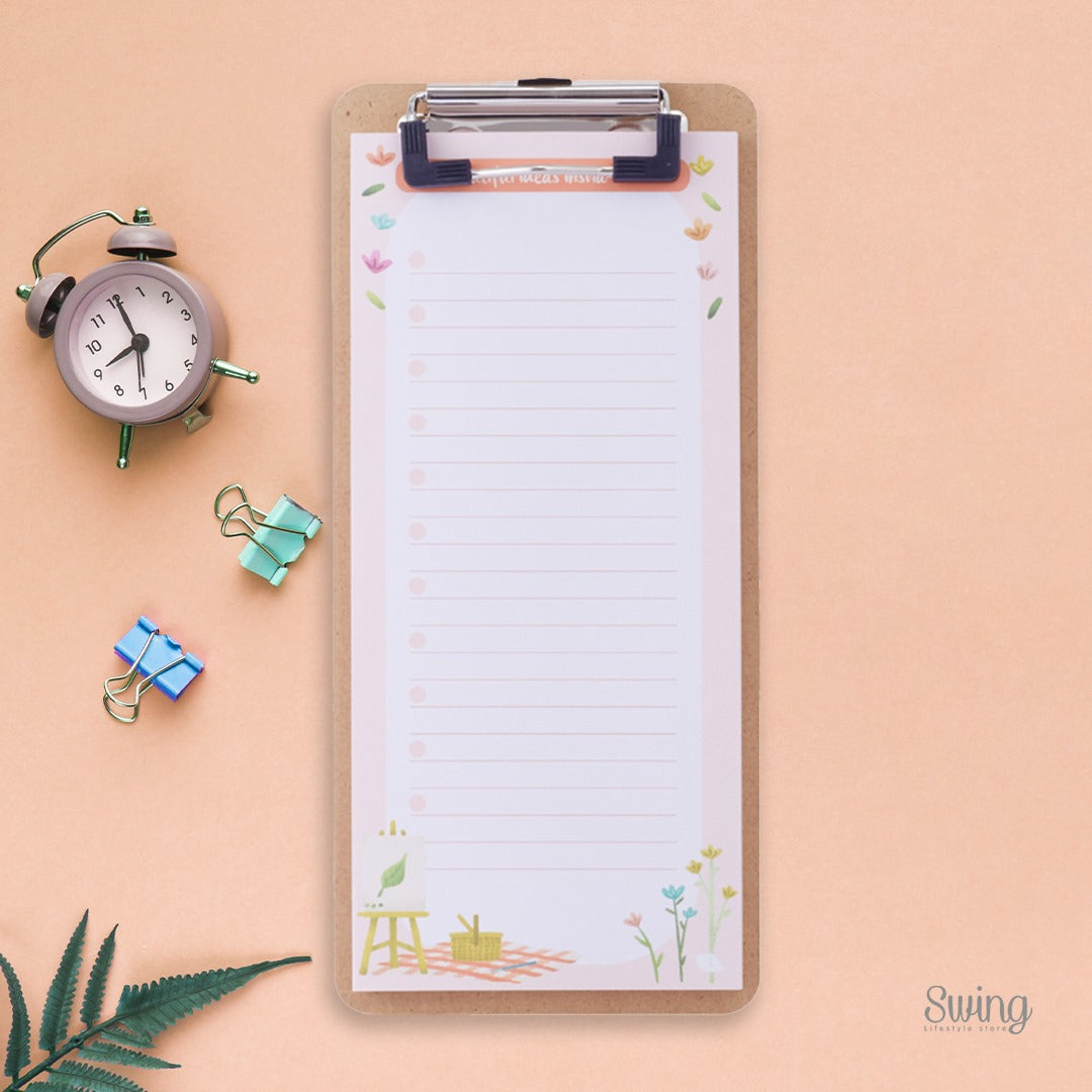 Notepad comes with a clipboard ( 7 designs )