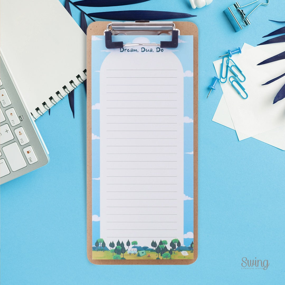 Notepad comes with a clipboard ( 7 designs )