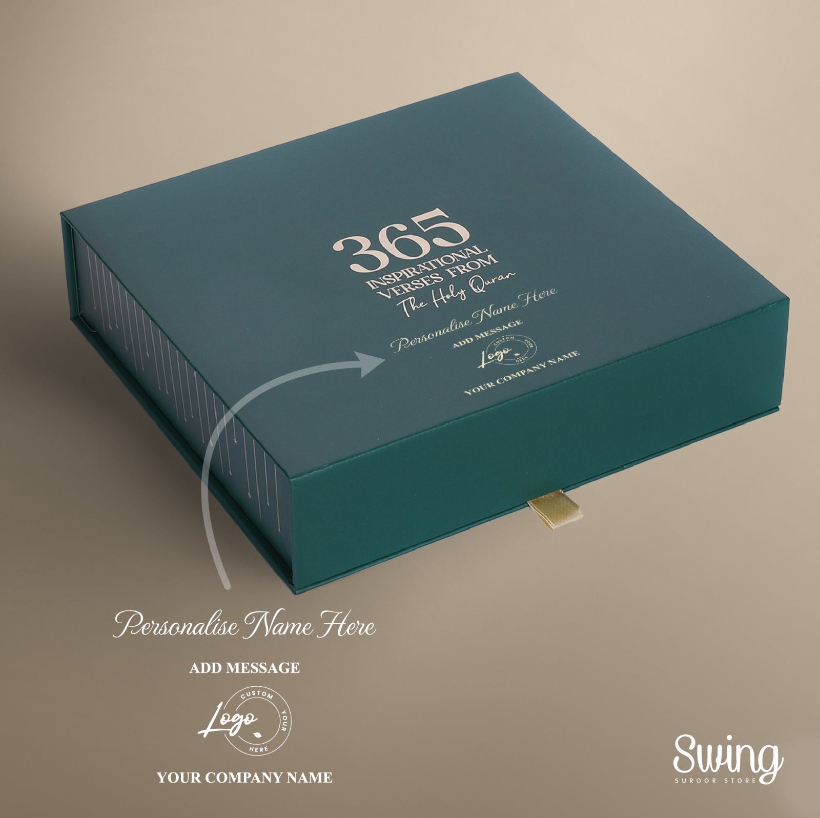 Personalise : 365 Inspirational Verses : Quran Desk Calendar