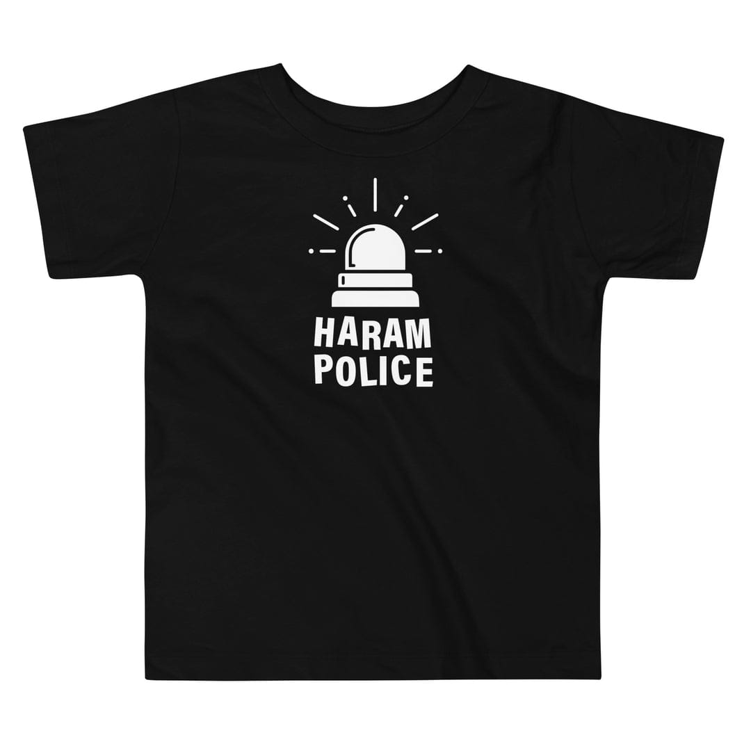 (NEW) Imanhood Kids T-Shirt - Haram Police Black