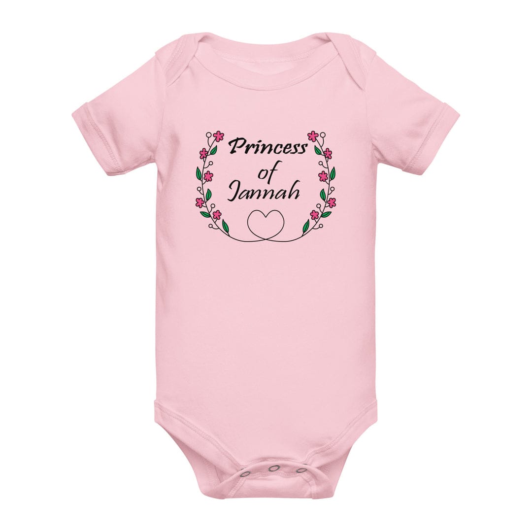 Imanhood Romper - Princess of Jannah Light Pink