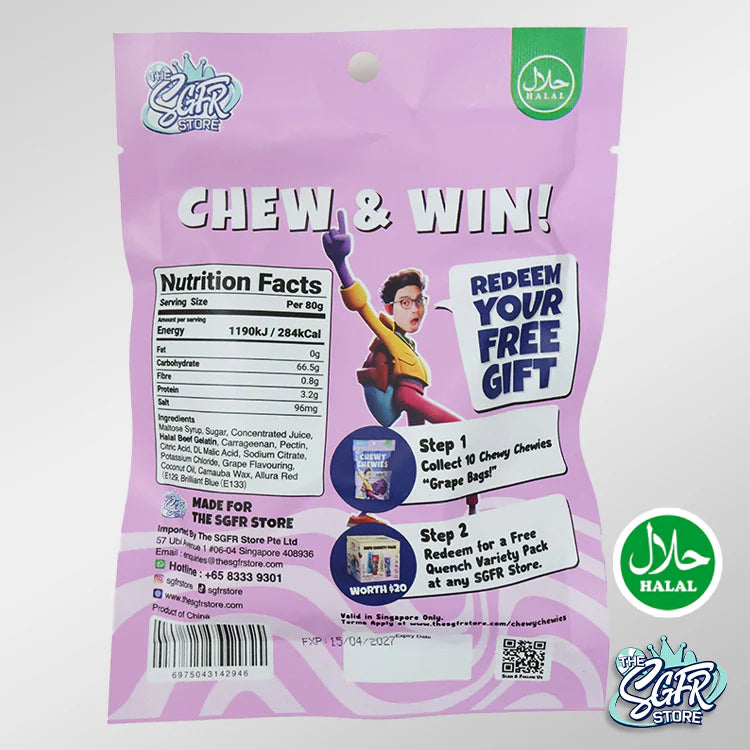 SGFR - Chewy Chewies Gummies | 2 Flavours