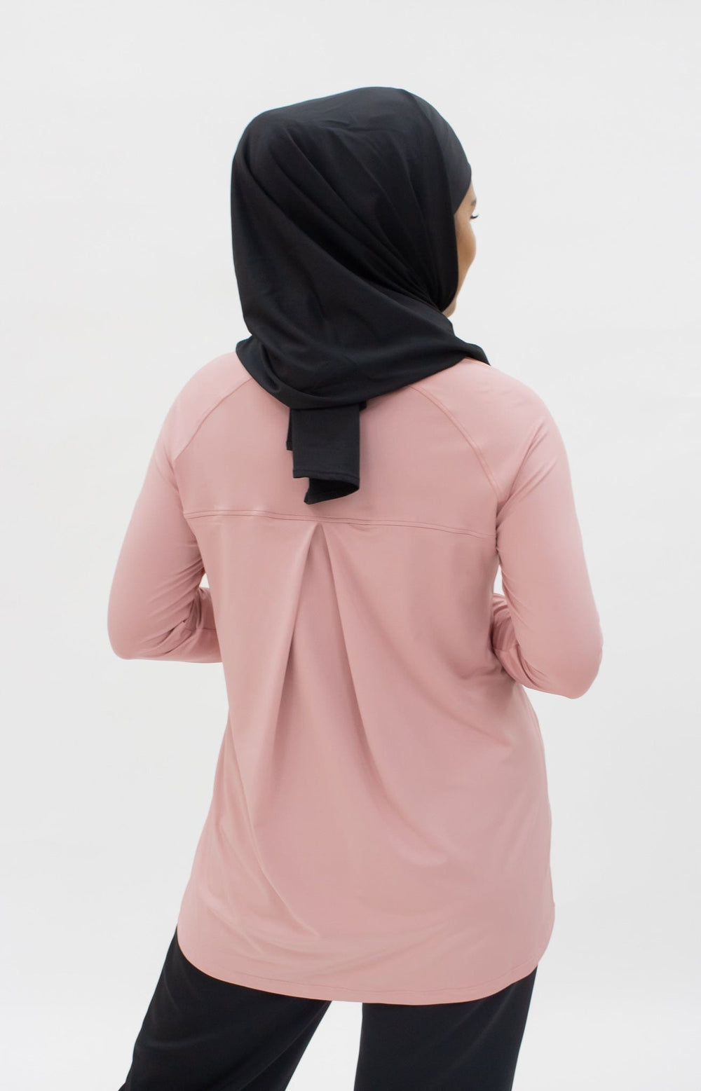 Glowco Exclusive Pleated Top in Blush Pink