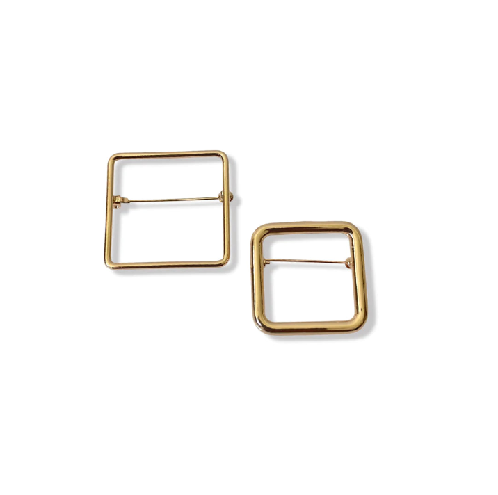 LadyN Square Brooch Large (2 colours)