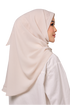 UMMA Sulam Mekar Ironless Chiffon Triangle Bawal