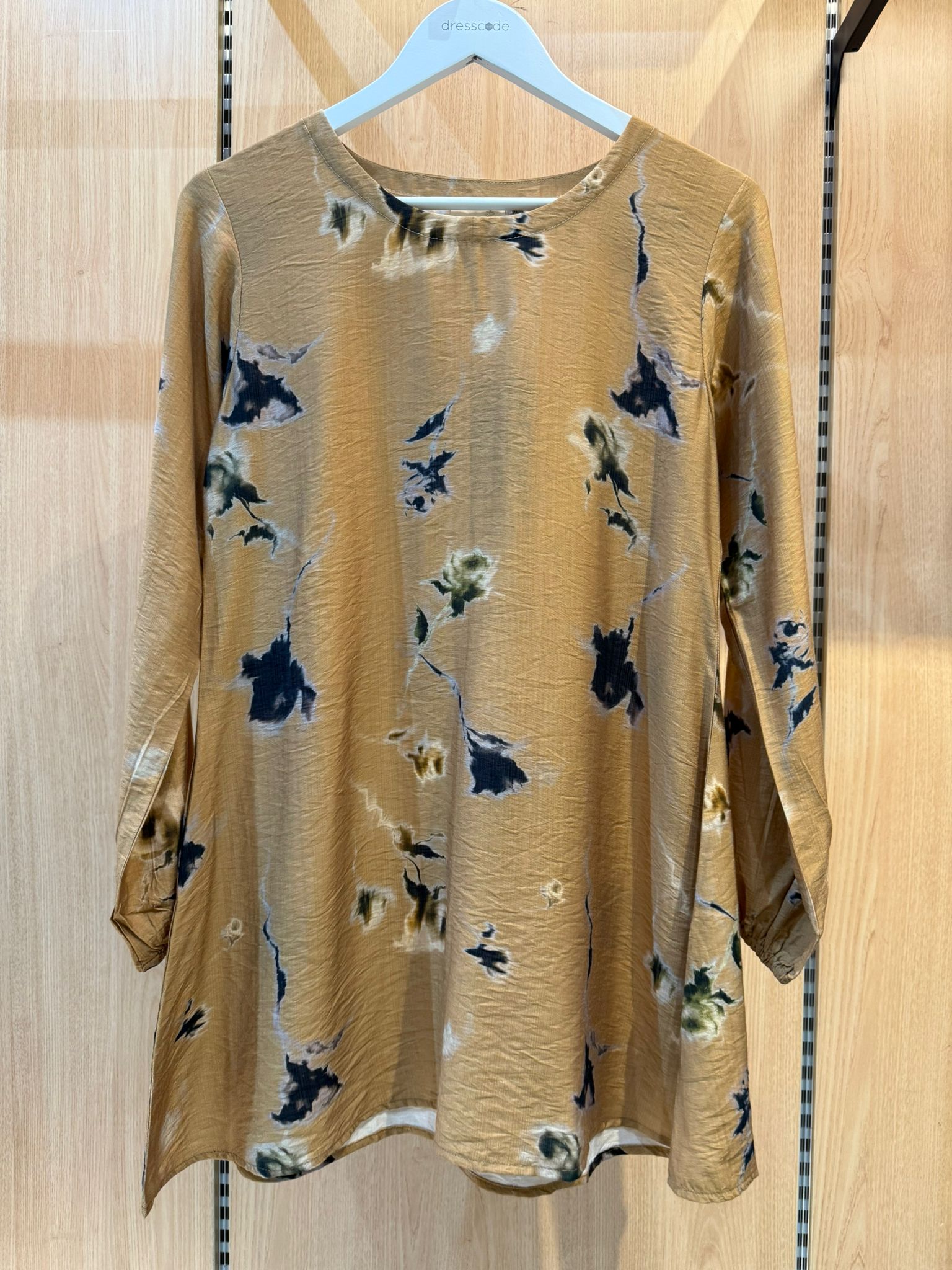 FESA - 503 Linen Polo Printed Blouse