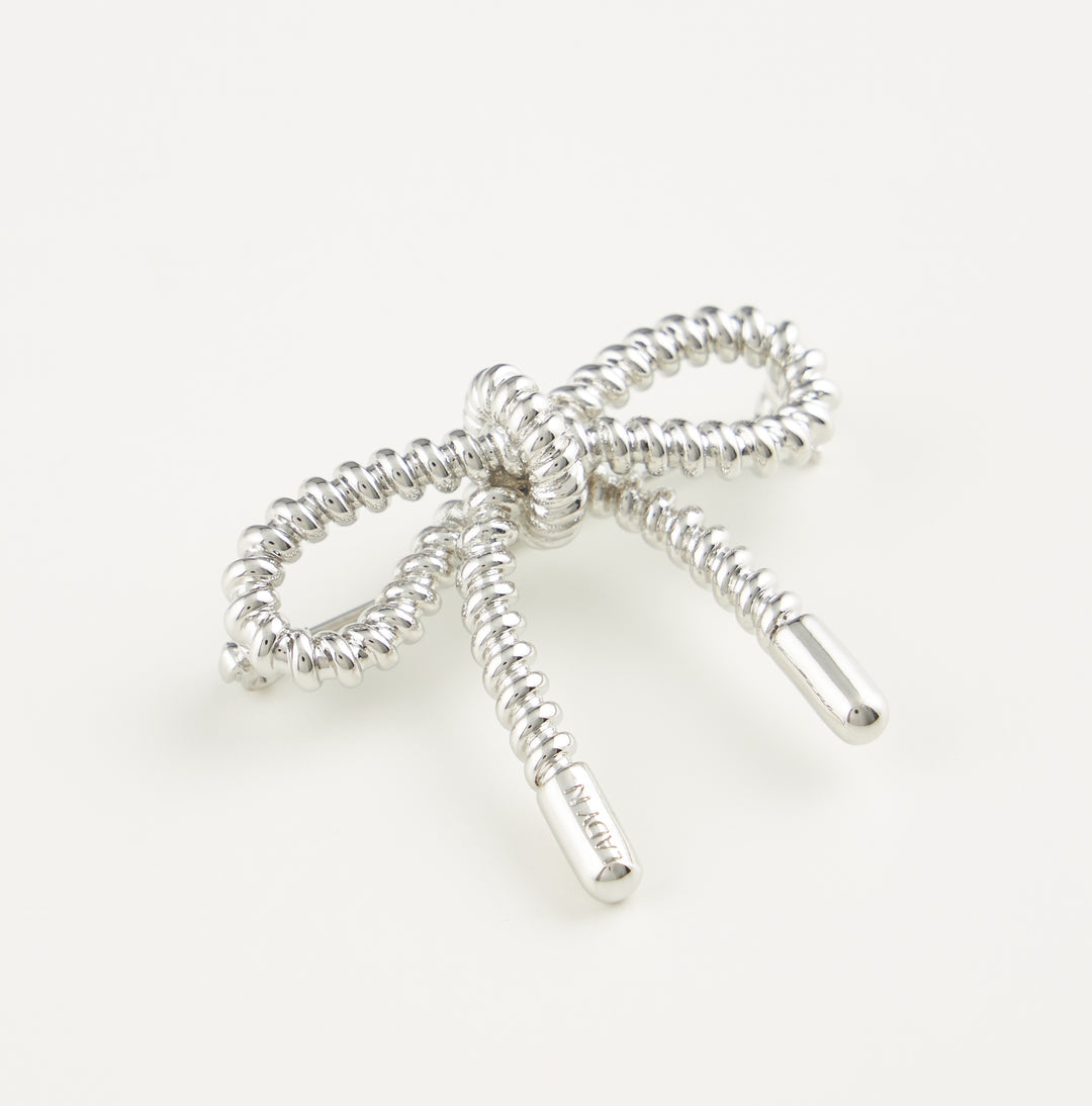 LadyN Braided Ribbon Coquette Brooch