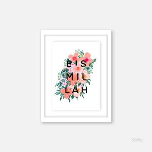 148 Bismillah Floral