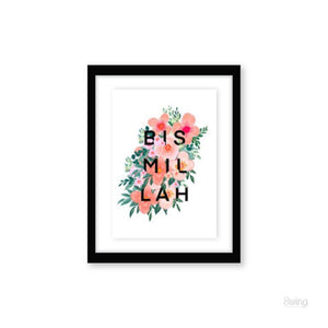 148 Bismillah Floral