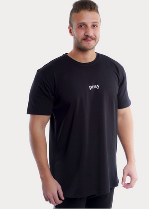 Imanhood Short Sleeve - Pray Black