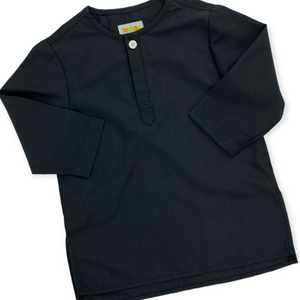 Toobaa Boys Kurta A1 Dash - Jet Black