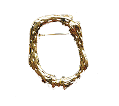 LadyN Alphabet Vintage Brooch (DC)
