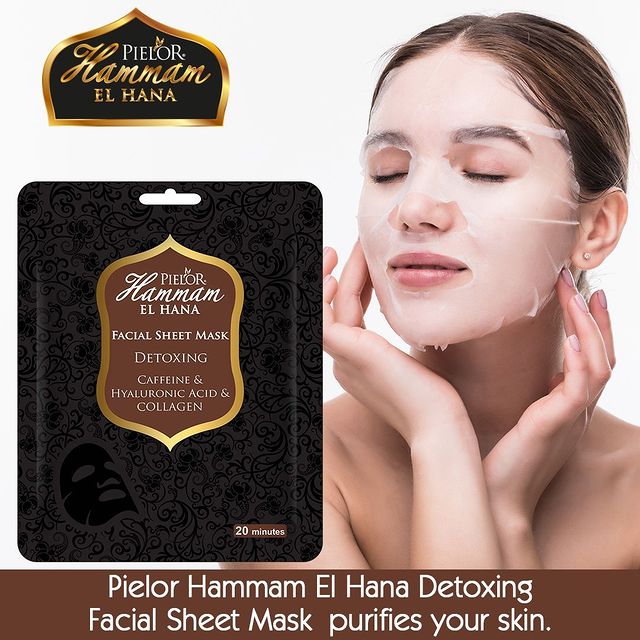 Pielor Hammam El Hana Facial Sheet Mask  25 ml Detoxing