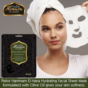 Pielor Hammam El Hana Facial Sheet Mask  25 ml Hydrating
