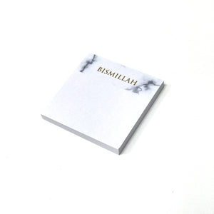 Marble White Notepad Planner (DC)