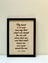 Medium Wood Frame - Meant for me