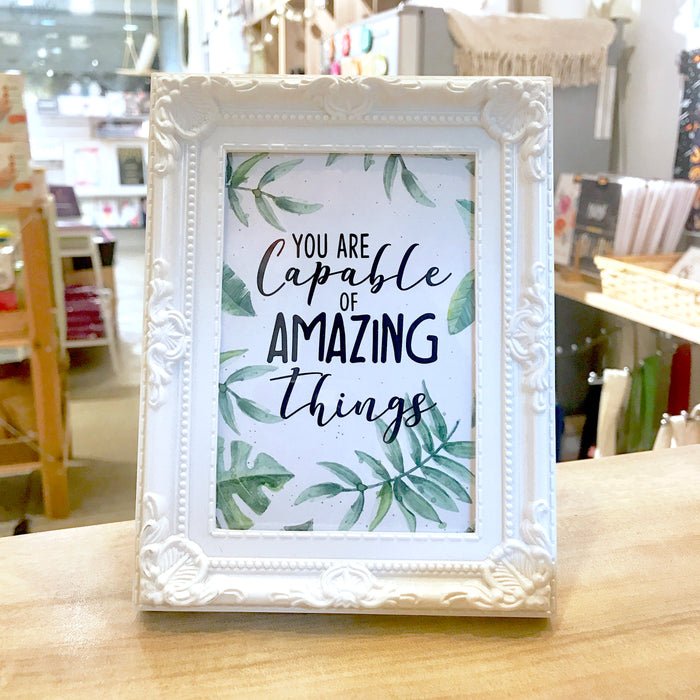 You Are Capable Table Frame