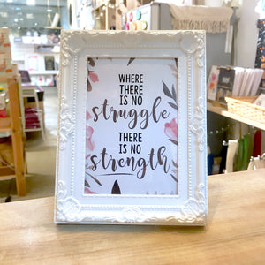 Struggle & Strength Table Frame