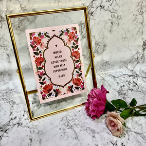 Framed Gold Foil : Rely