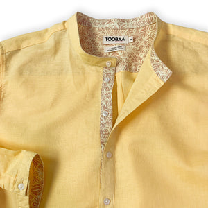 Toobaa Cabana Mana Natural Fabric Kurta - Golden Sunset