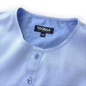 Toobaa Classic Kurta - Pinstripe Blue