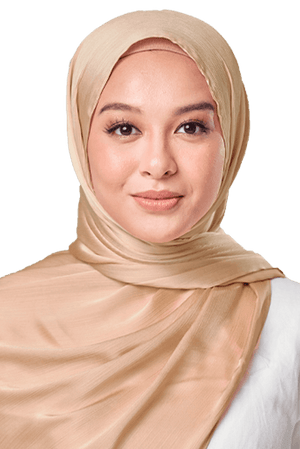 UMMA Maya Crinkle Satin Basic Scarf
