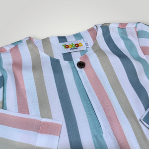 Toobaa Boys Kurta Moroccan Stripes - Radiant