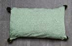 Cushion - Seabreeze Dots Large Green Pompom (40x65)