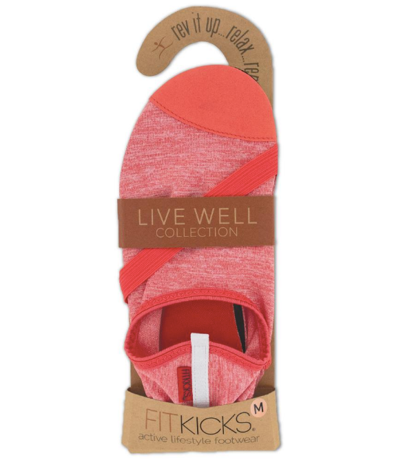Fitkicks- Womens Live Well: Blush