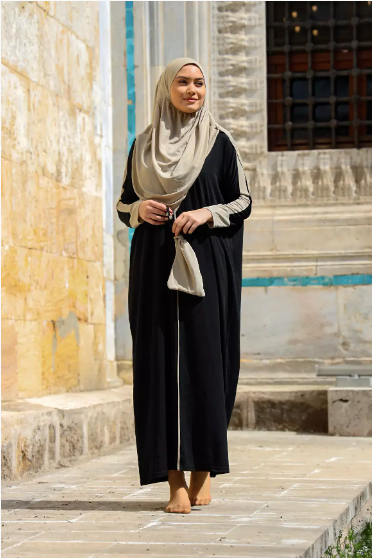 Marina Hooded Women Hijab Prayer Wear - Standard Size