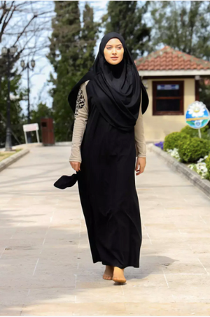 Marina Hooded Women Hijab Prayer Dress - Standard Size