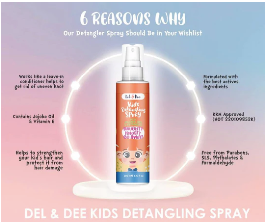 Del & Dee Kids Hair Spray & Serum