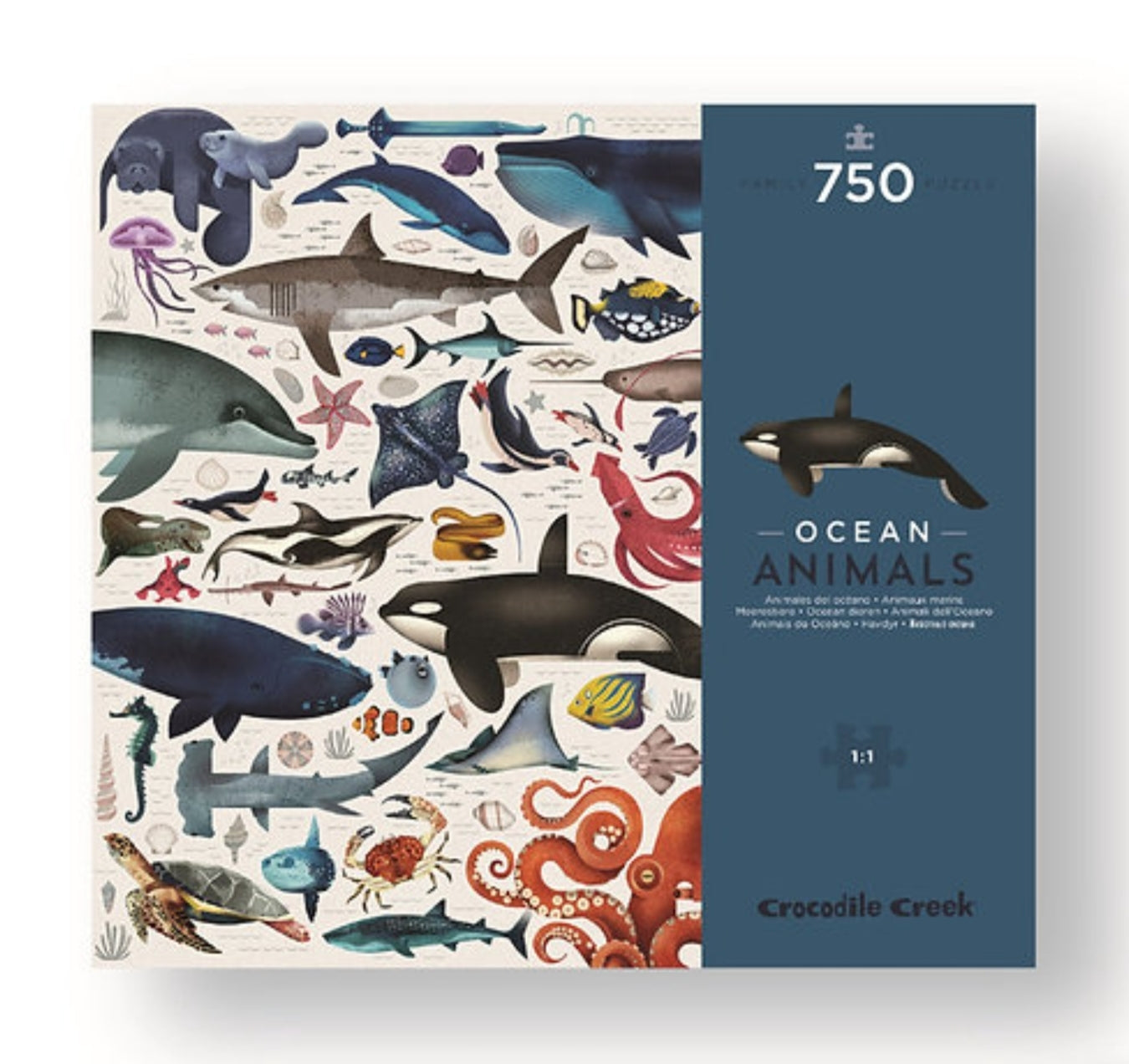 750 Pc Puzzle-Ocean Animals