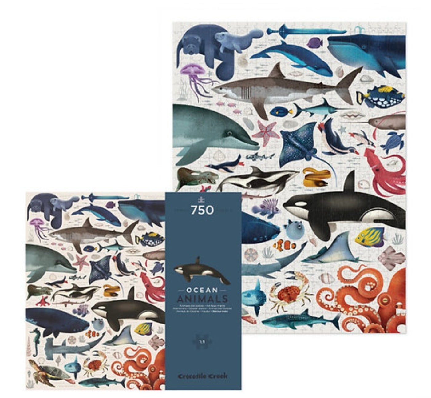 750 Pc Puzzle-Ocean Animals